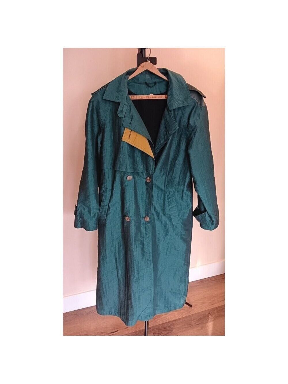 Vintage Westfield Trench Coat Size 10 With Belt Green 80s Or 90s See Photos